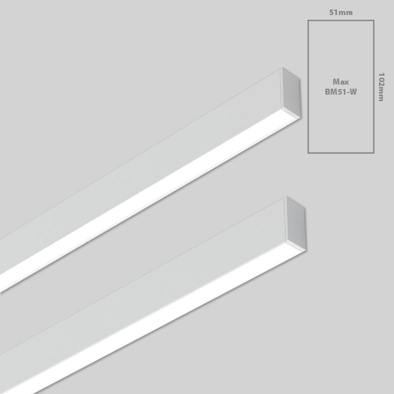 51mm High-Performance Linear LED Wall Mount
