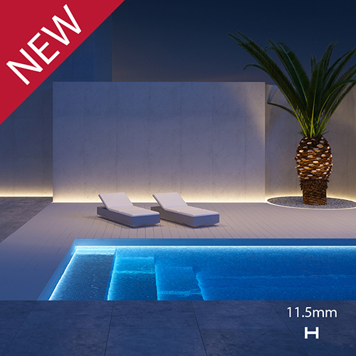 Neon-Line S Swim, is a Flexible Side-Bending Luminaire For Use In and Around Swimming Pools.