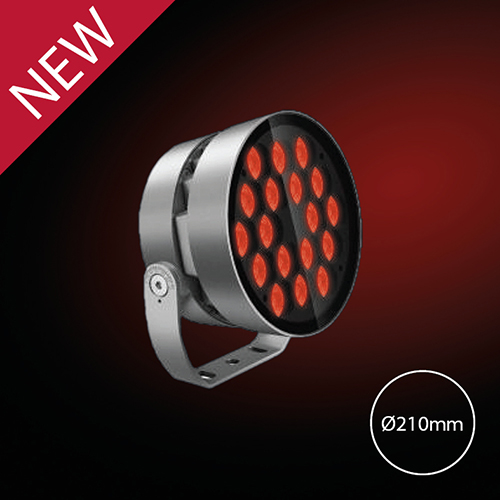 Introducing Vex Beam 210, a Contemporary LED Flood Light With a Barrel Diameter of 210mm, a Choice of Colour Options & Multiple Beam Angles.
 