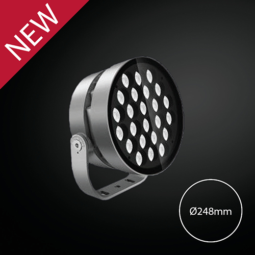 Introducing Vex Beam 248, a Contemporary LED Flood Light With a Barrel Diameter of 248mm, a Choice of Colour Options & Multiple Beam Angles.
 