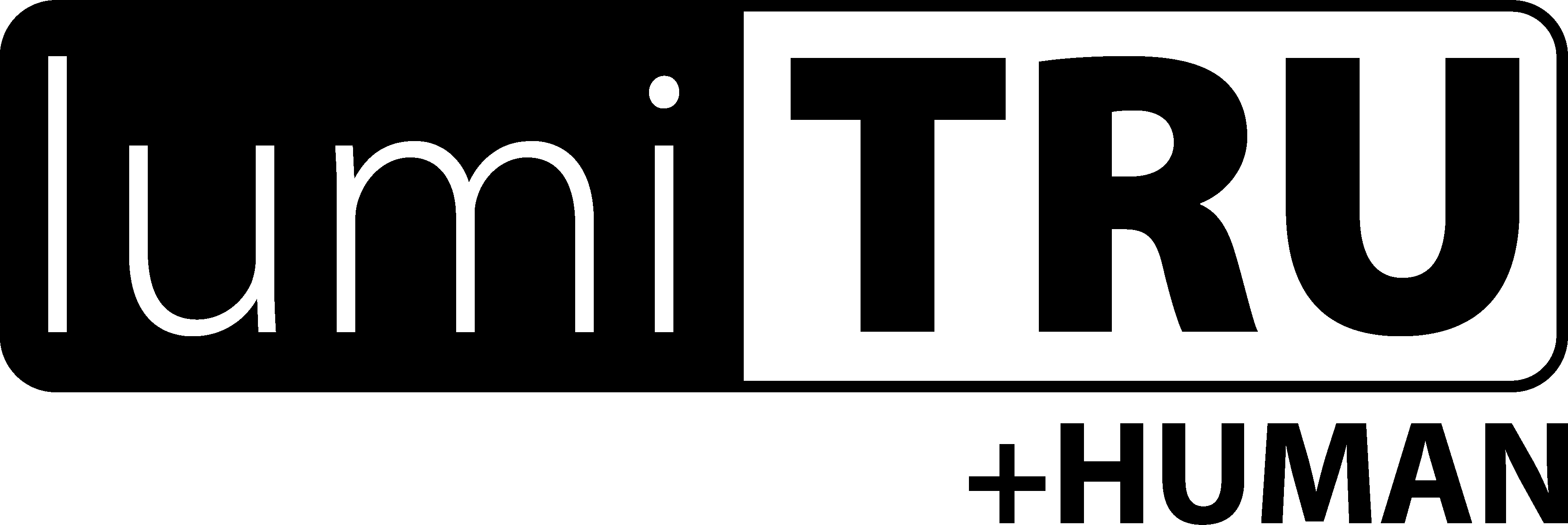 LumiTRU +HUMAN Logo